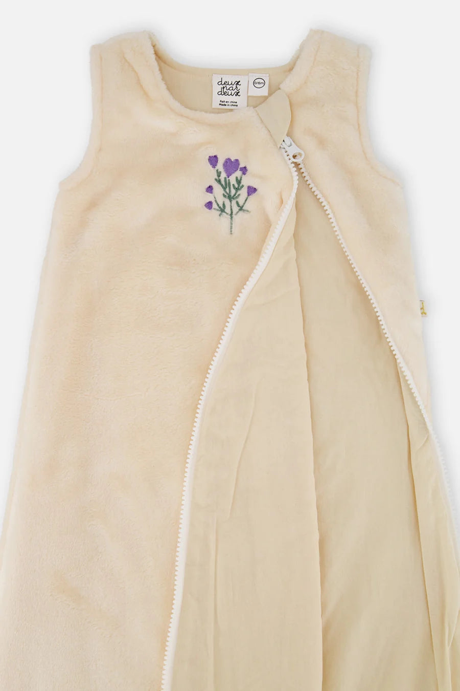 Plush Sleep Sack Off-White
