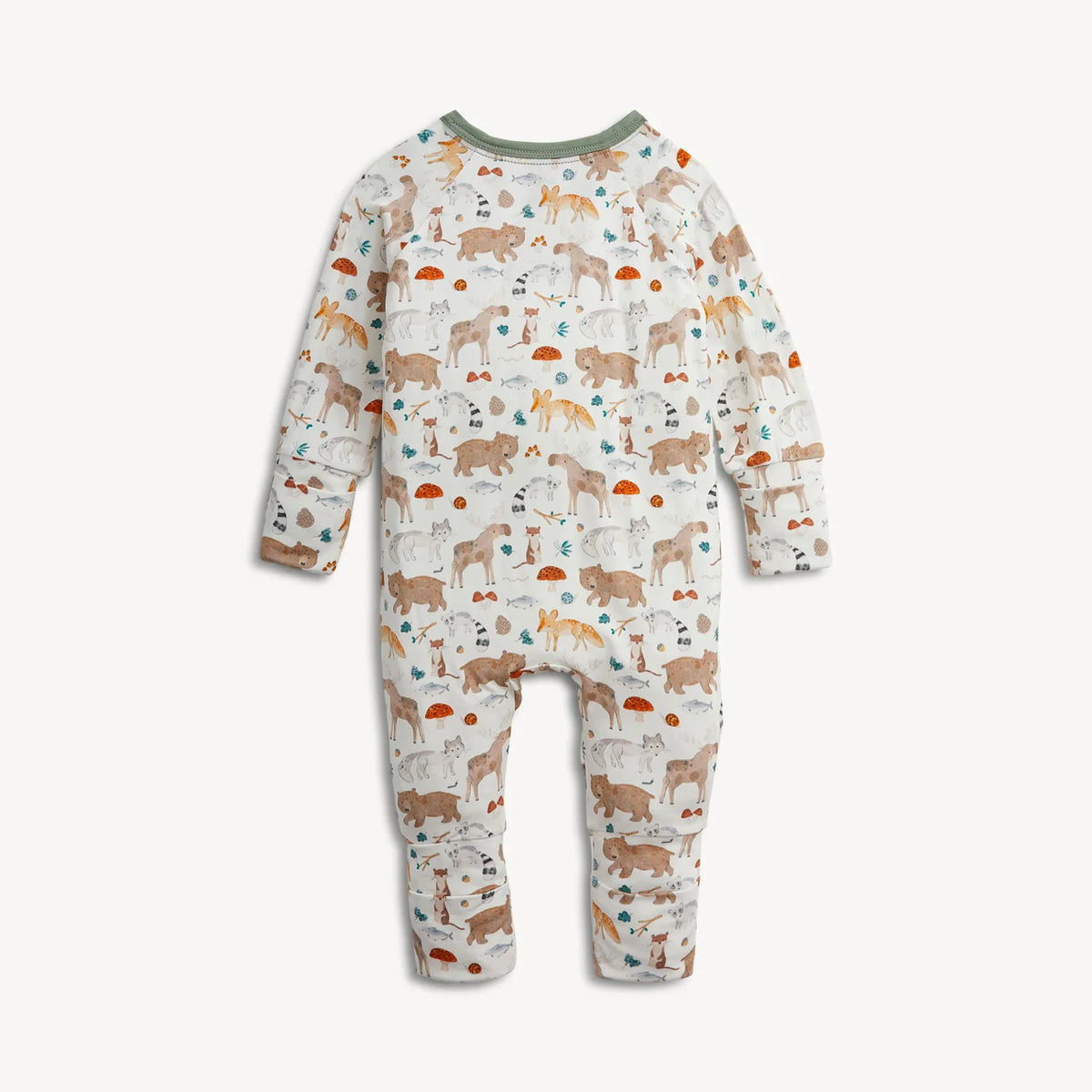 Modal Magnetic Convertible Coverall - Wonderful Wildlife