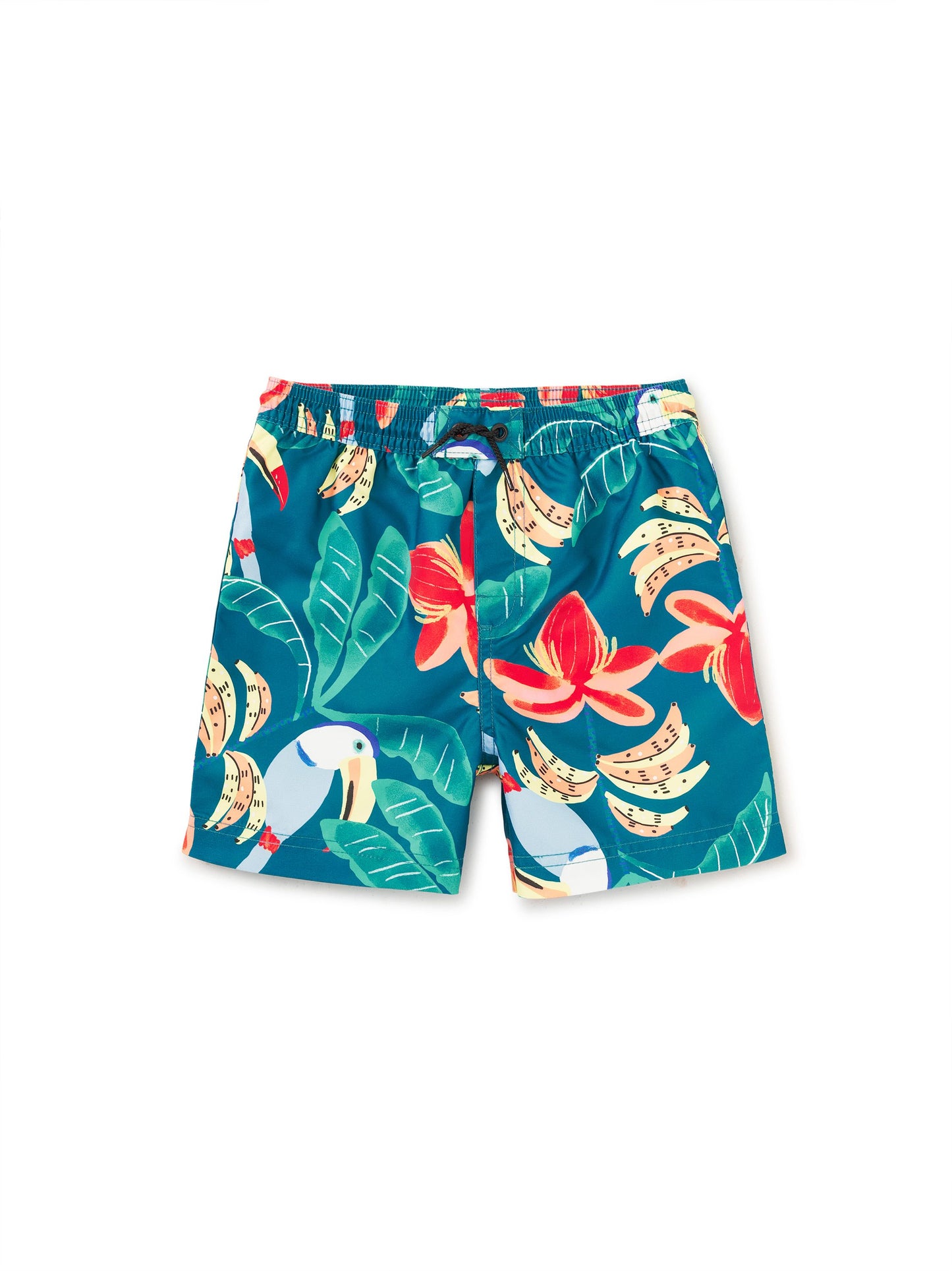 Mid-Length Swim Toddler Trunks - Toucan Banana Tree