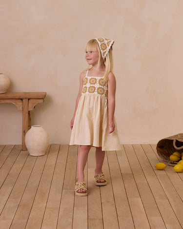 Crochet Sun Dress - Marigold Daisy