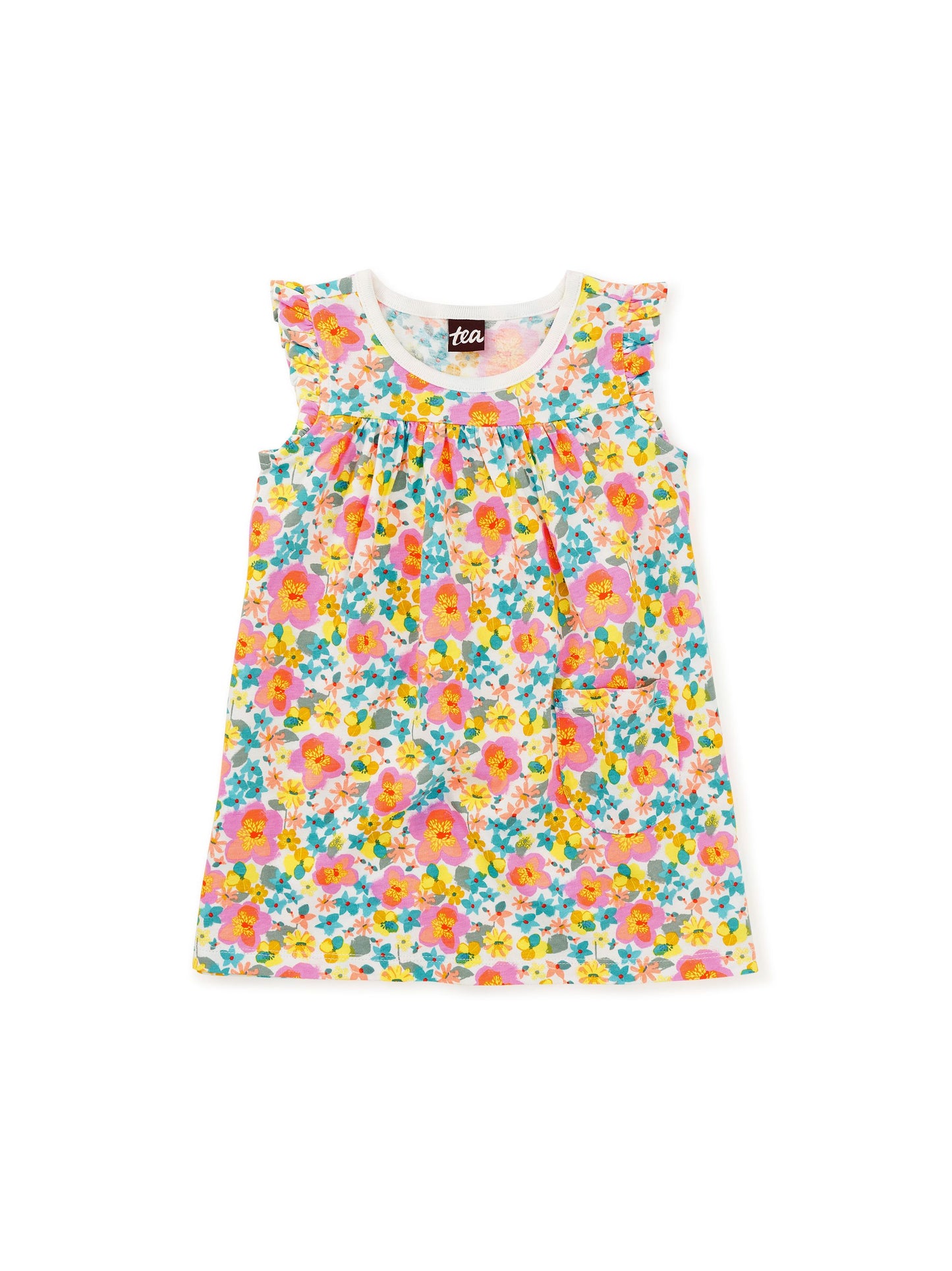 Mighty Mini Baby Dress - Tropical Hibiscus Floral