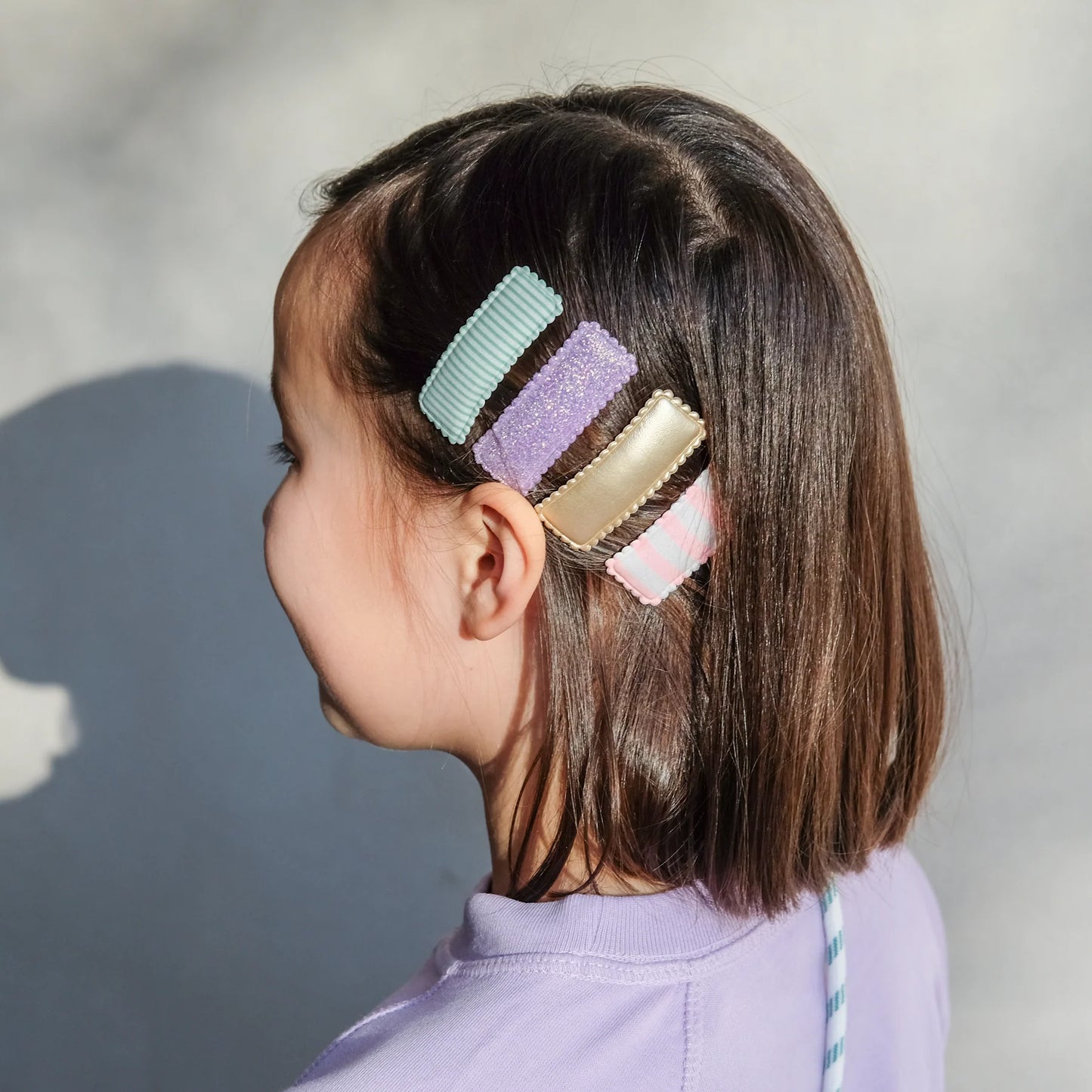 Stripy Rectangular Clic Clacs