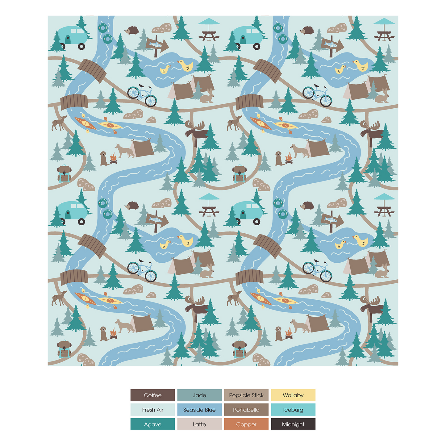 Footie with Zipper - Fresh Air Campground Map