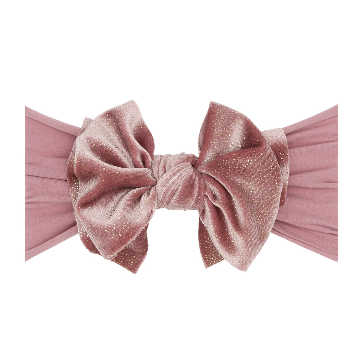 Soft Nylon Headband With Velvet Bow