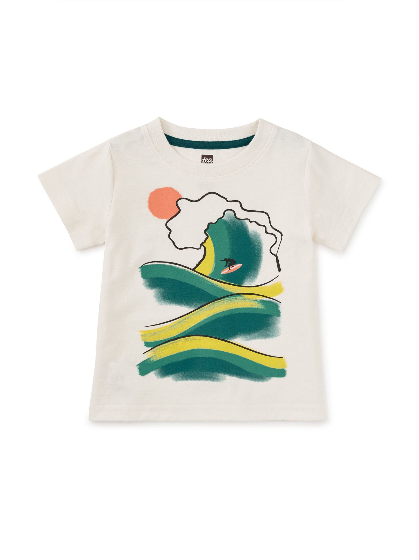 Big Wave Baby Graphic Tee - Chalk