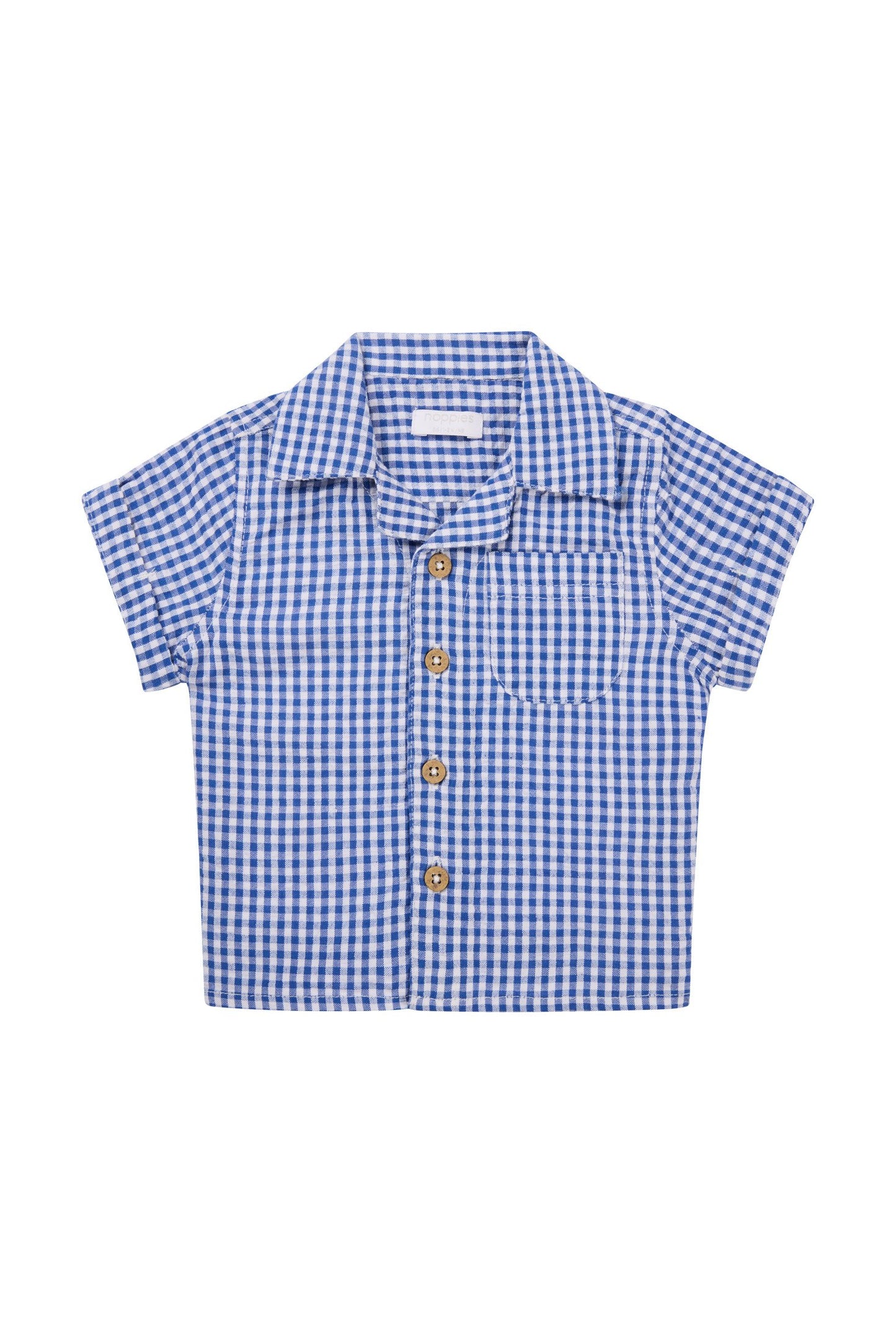 Osnabruck Short Sleeve Shirt - Blue Check