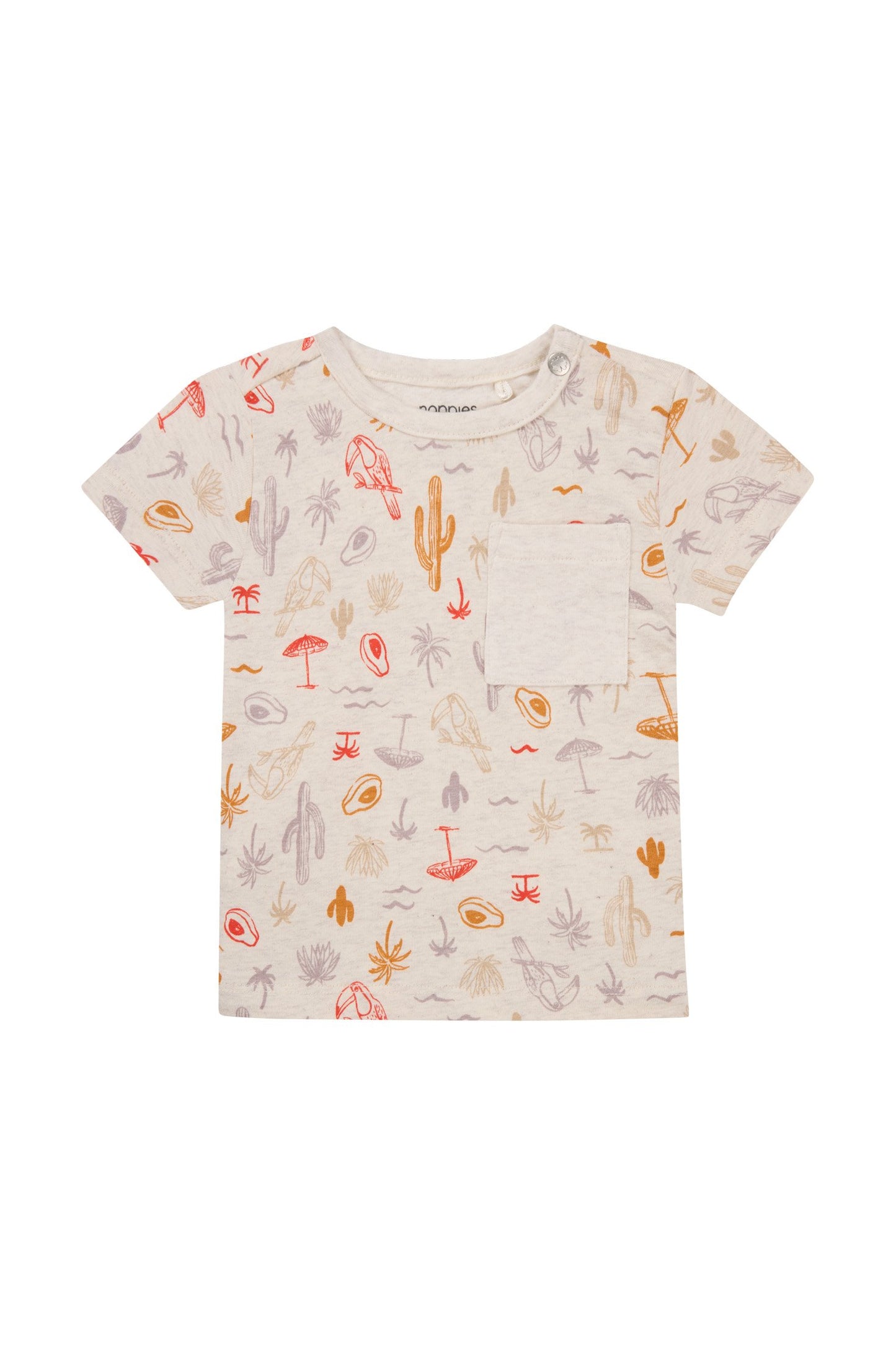 Olle Short Sleeve Tee - Tropical Palms