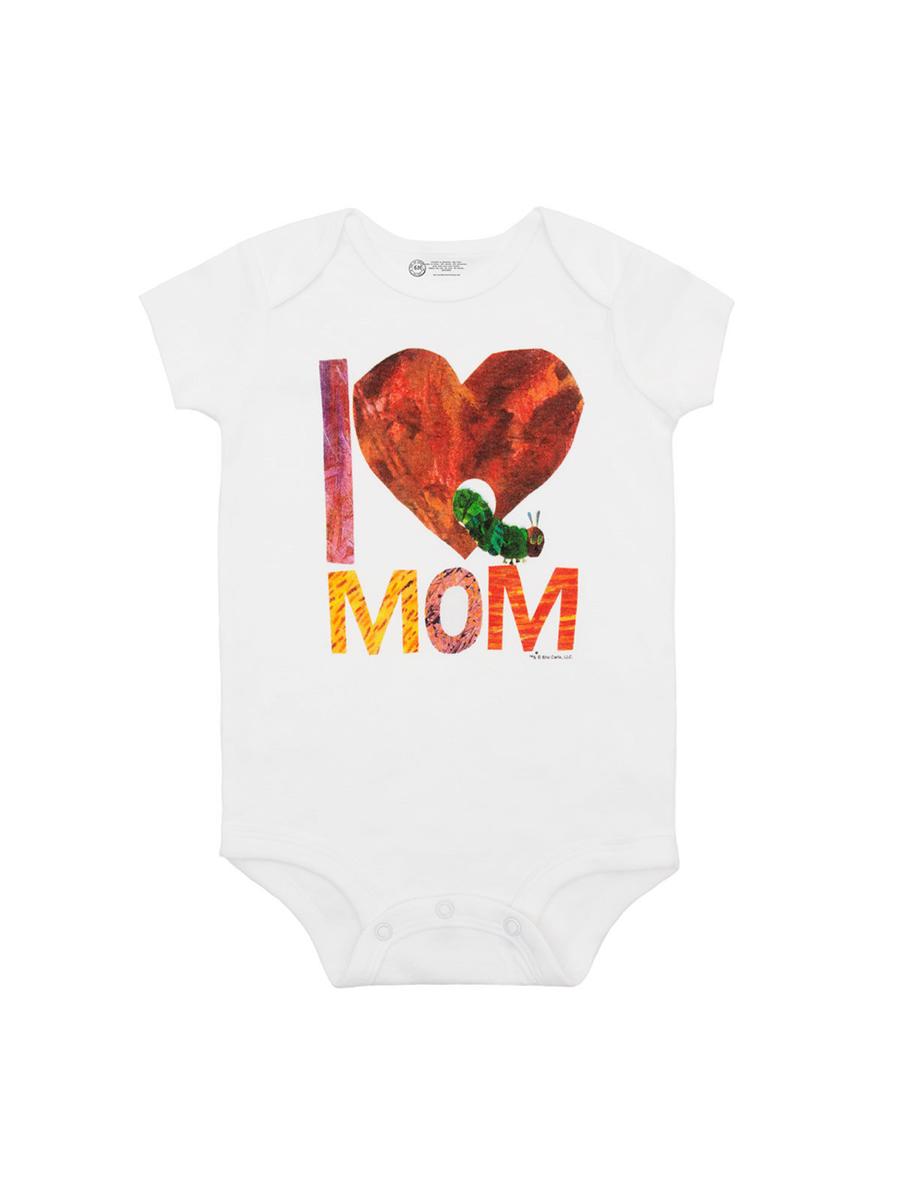 World of Eric Carle I Love Mom Baby Bodysuit