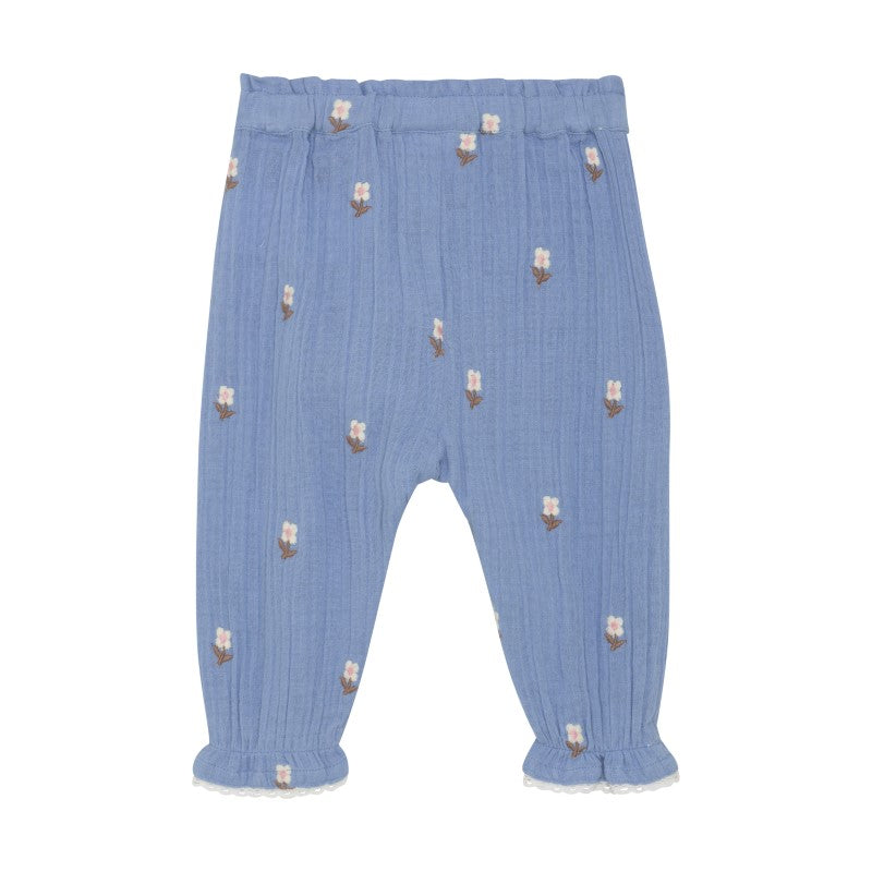 Muslin Pants - Embroidered Infinity