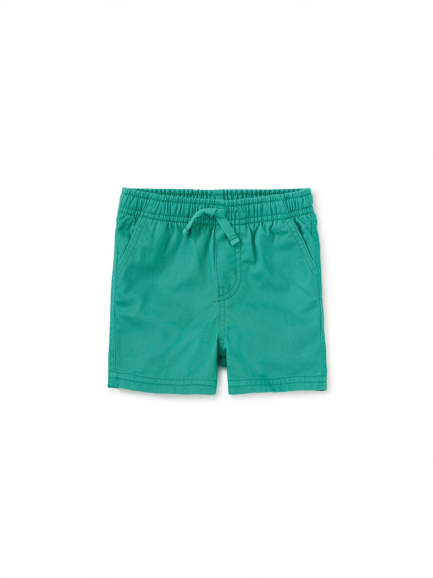 Twill Baby Sport Shorts - Light Laguna