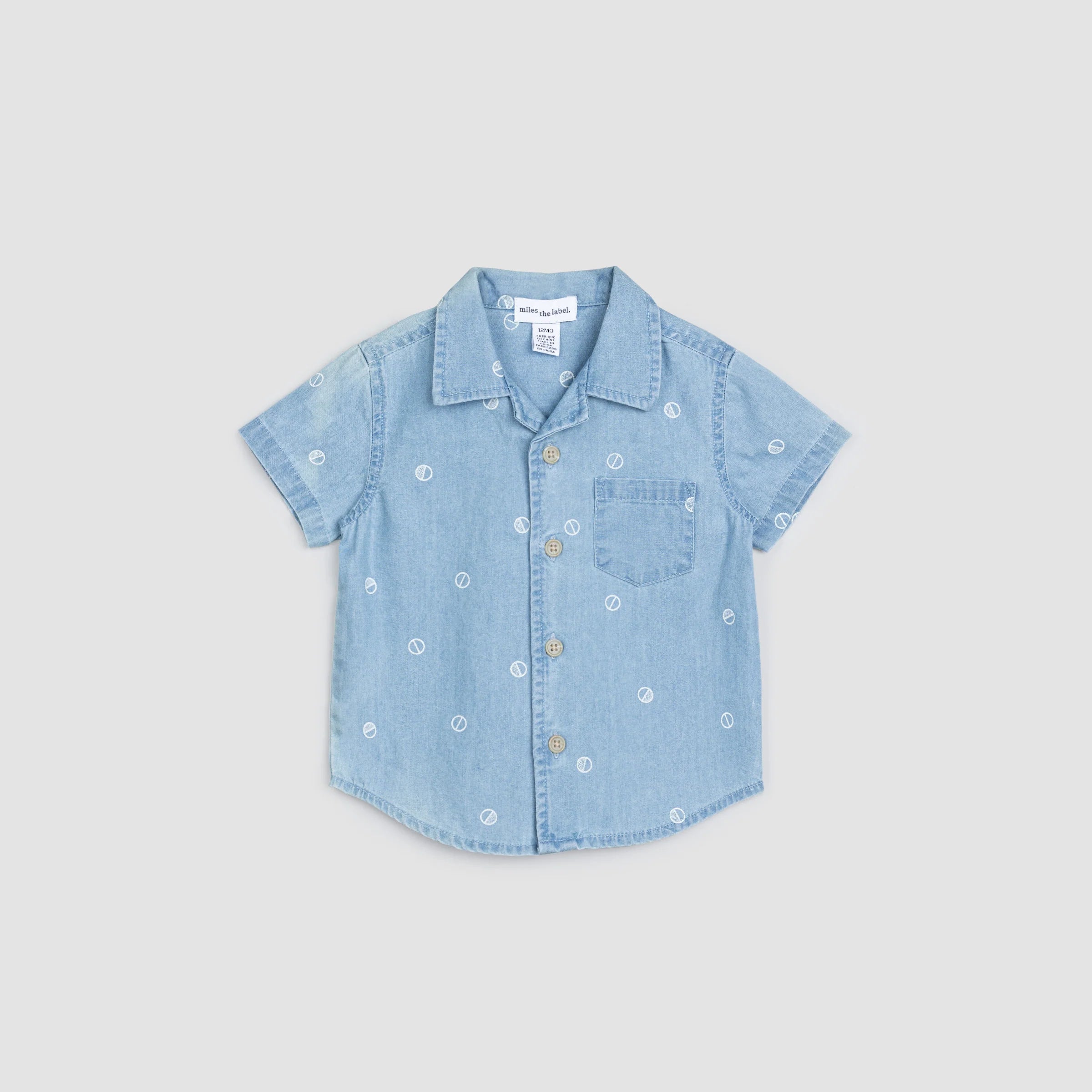 Baby girl chambray shirt hotsell