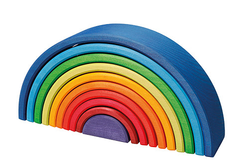 Wooden Stack Rainbow Big