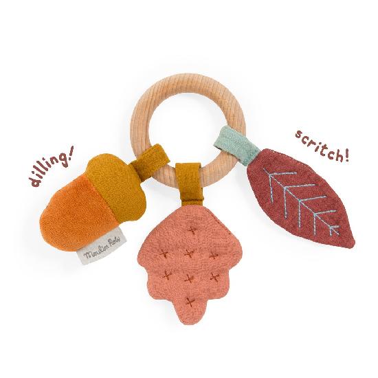 Apres la Pluie - Wood Ring Rattle