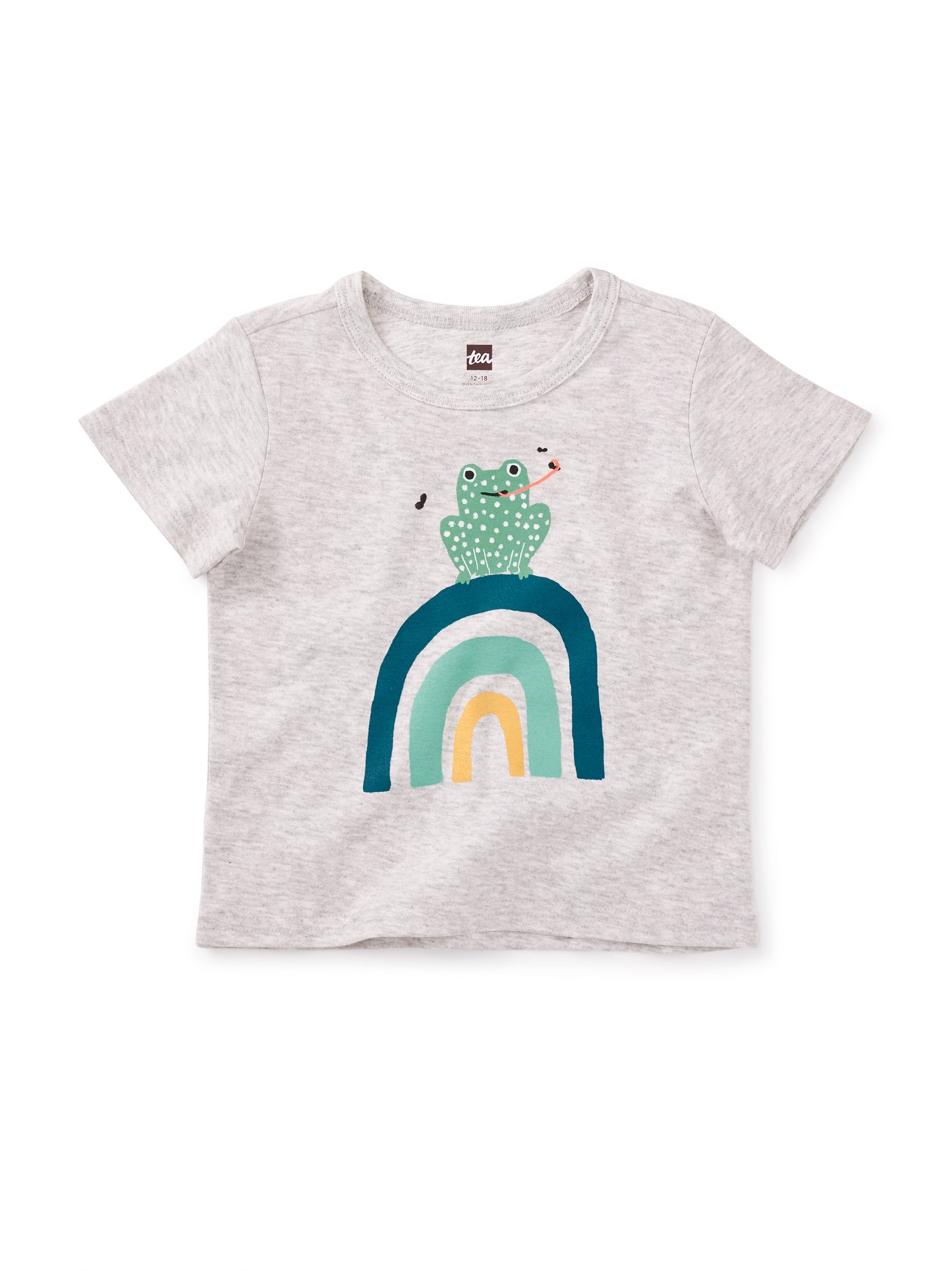Rainbow Frog Baby Graphic Tee