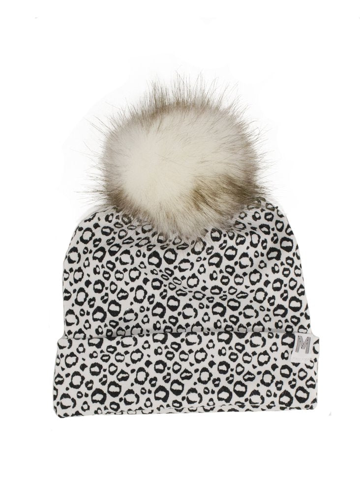 Flip Rim Pom Toque - Print