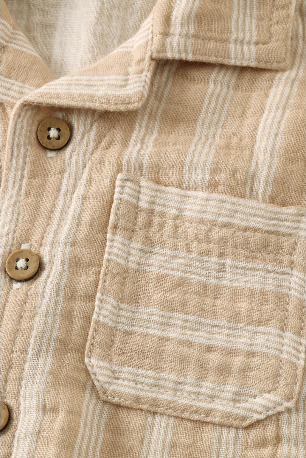 Striped Shirt Irish Cream
