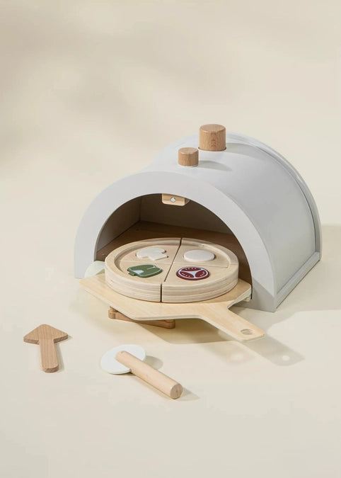 Wooden Pizza Oven Playset and Accessories