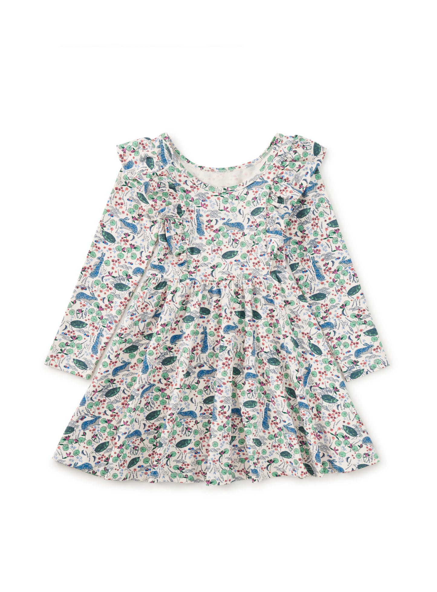 Ruffle Shoulder Ballet Dress - Rabbit&Turtle Folktale