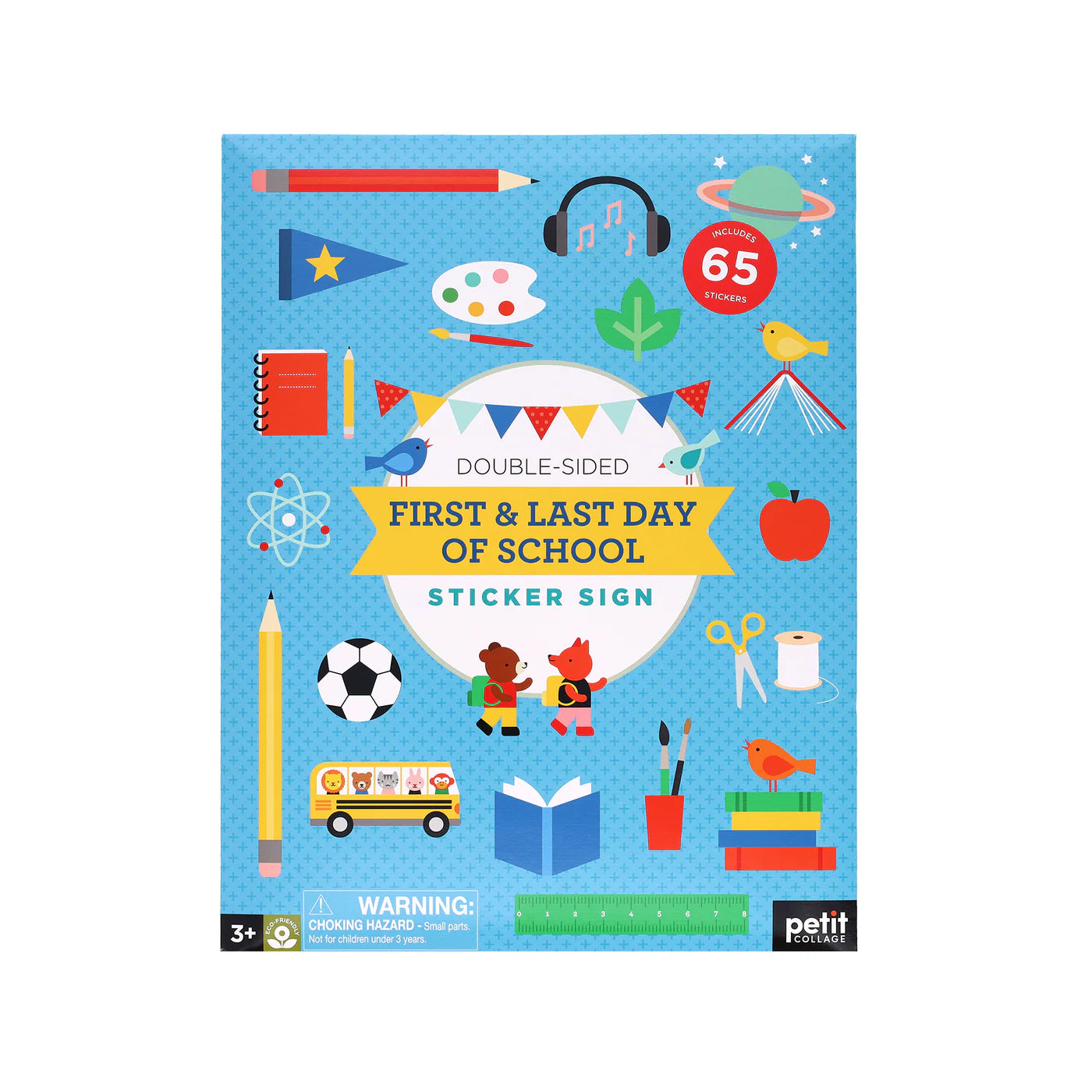 First + Last Day of School Sticker Activity Sign