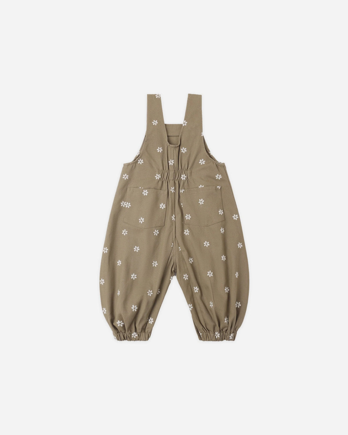 Vintage Overall Embroidered Daisies