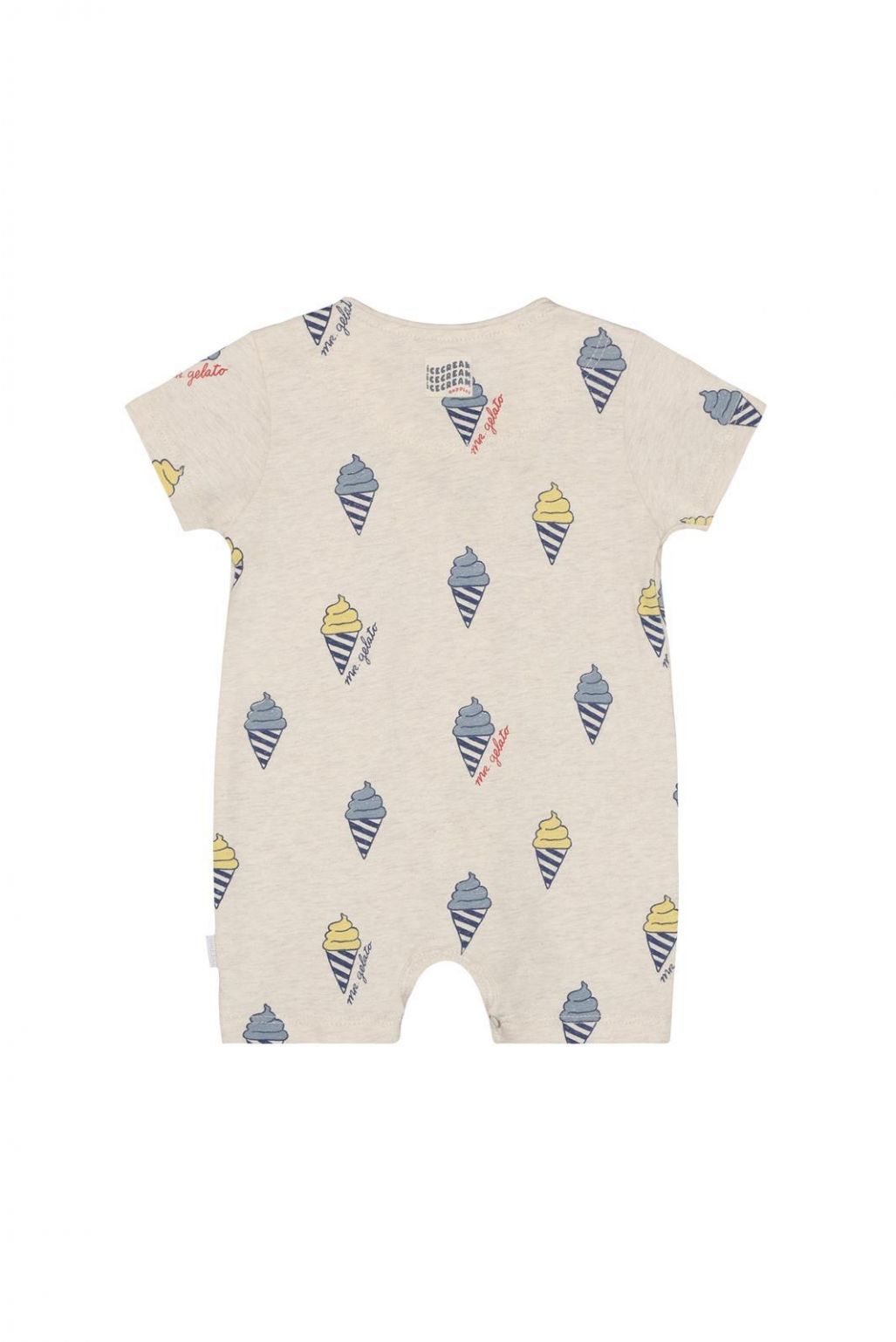 play suit all over print - oatmeal melange - Nappies