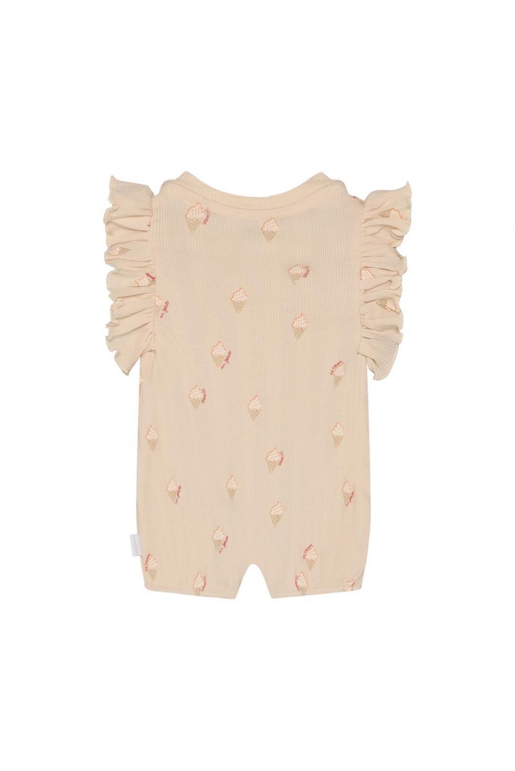 Sleeveless All Over Print Playsuit - Sun Kiss