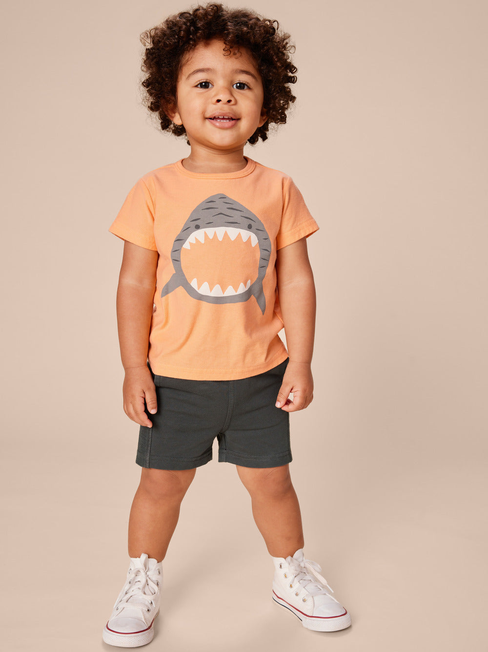 Baby Shark Baby Graphic Tee - Cantaloupe