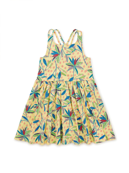 Strappy Back Skirted Toddler Dress - Bird of Paradise