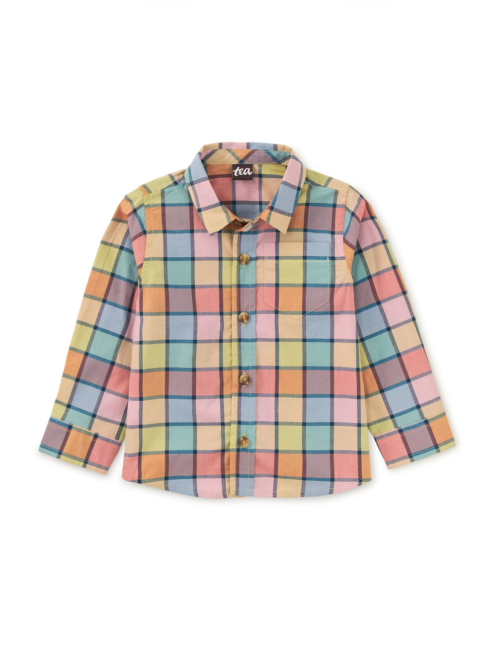 Plaid Button Up Baby Shirt - Van Lake Plaid