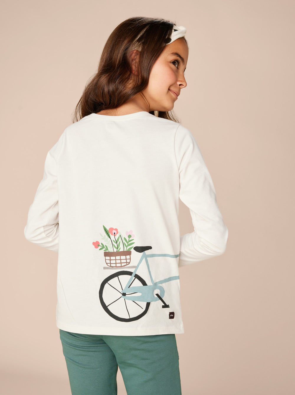 Wheelie Fun Graphic Tee - Chalk