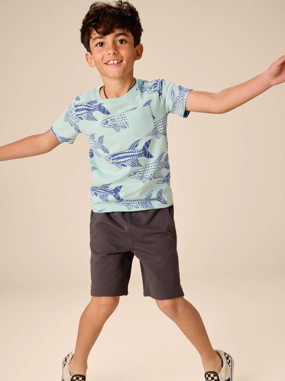Printed Pocket Tee - Brazilian Killifish