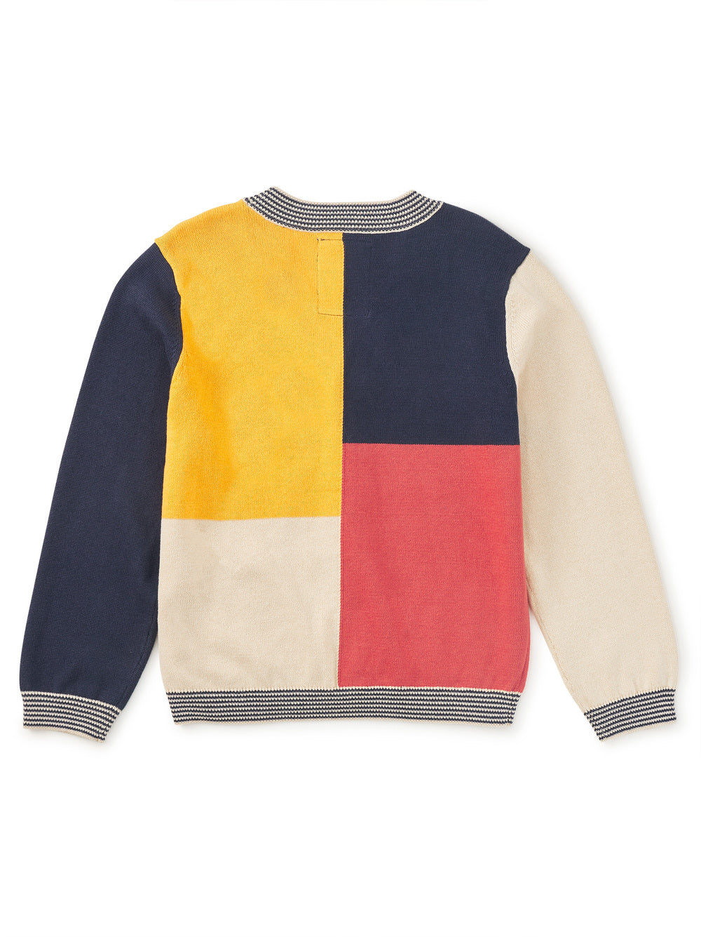 Colorblock Cardigan - Almond