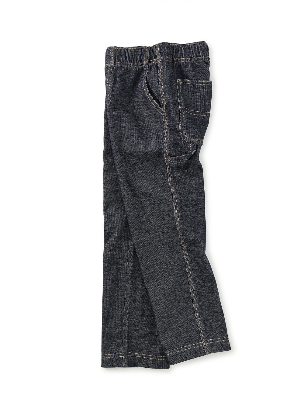 Denim-Like Carpenter Pants - Indigo