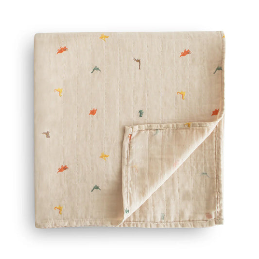 Extra Soft Muslin Swaddle- Dinosaurs