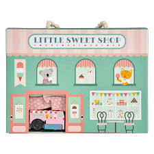 Little Sweet Shop Wind Up And Go Play Set - Petit Collage