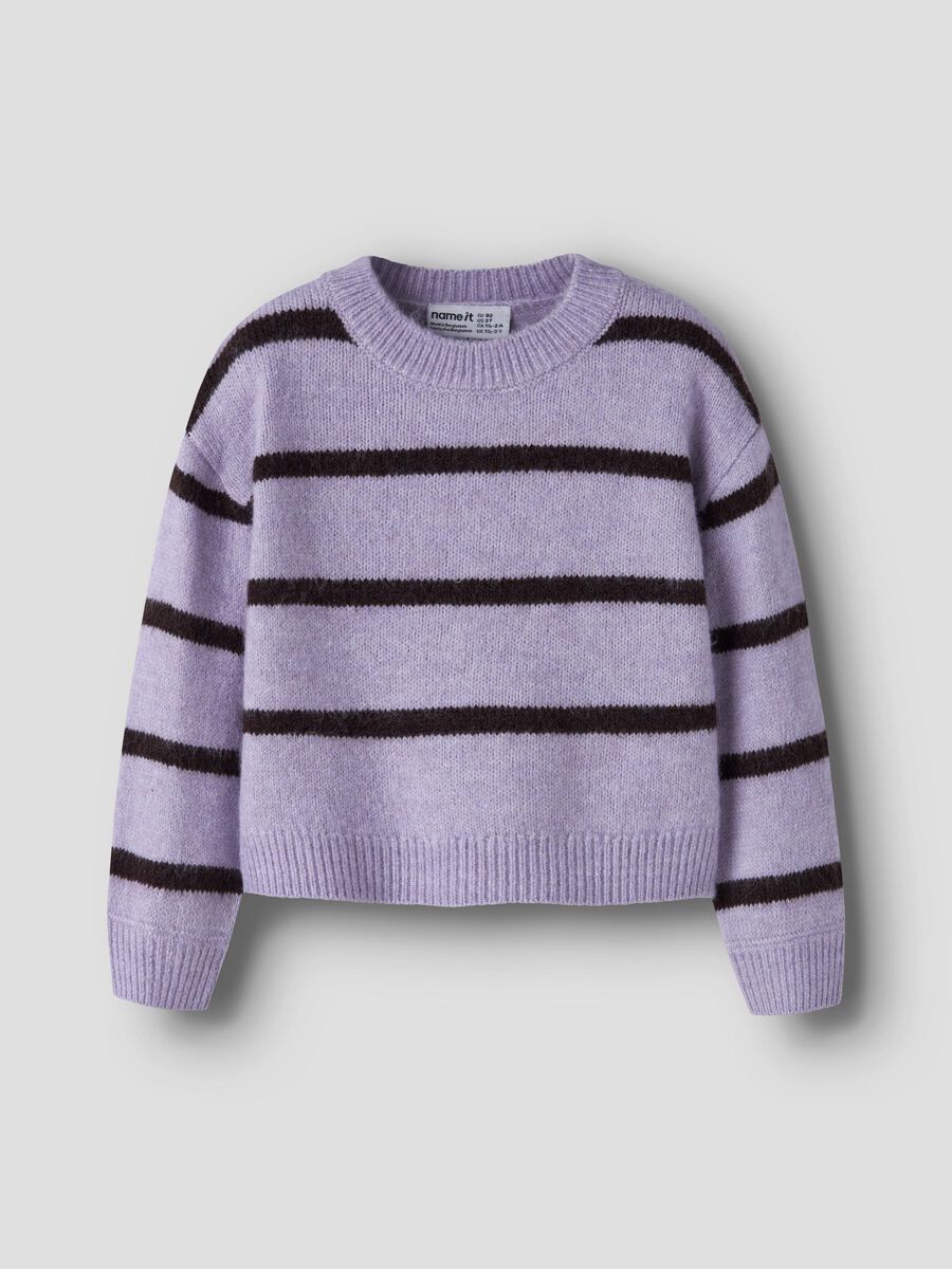 Olenska Sweater - Heirloom Lilac Stripes