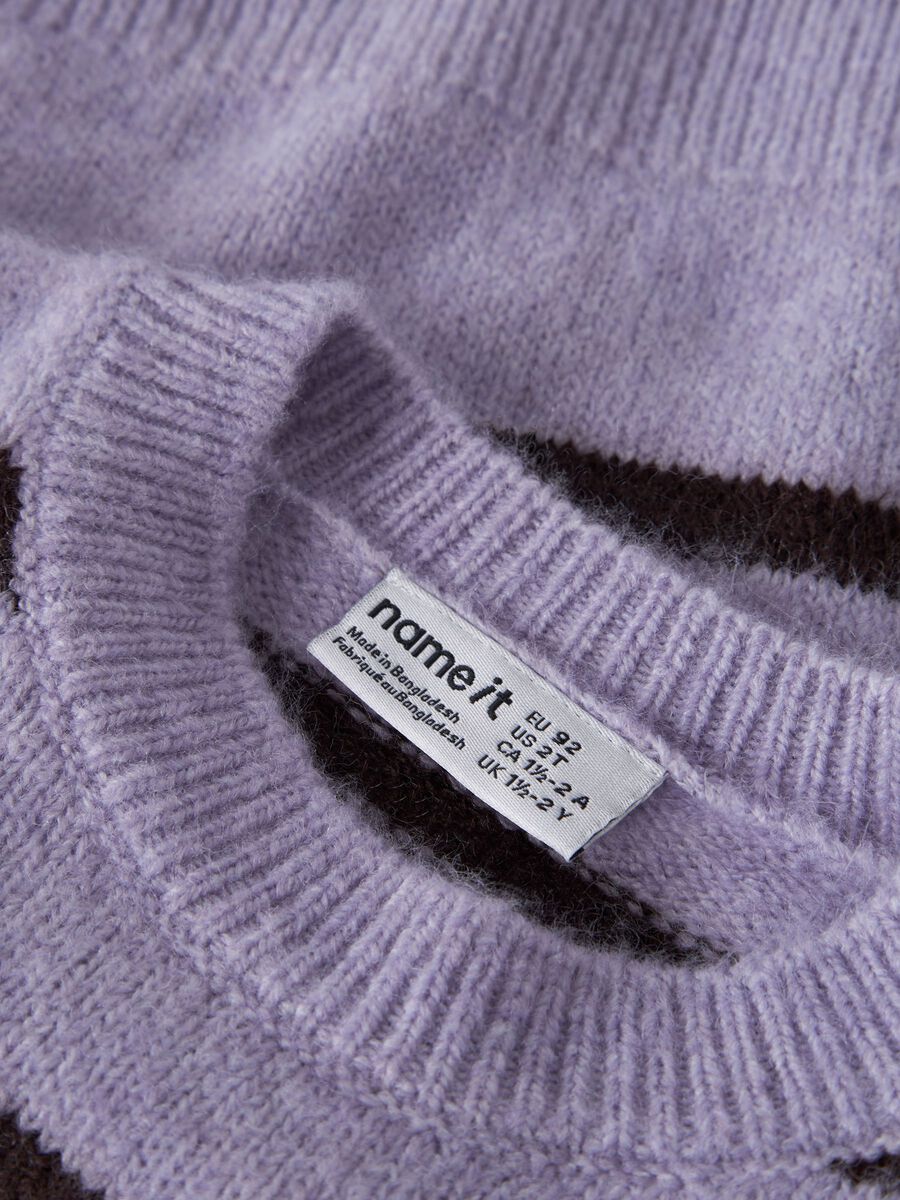 Olenska Sweater - Heirloom Lilac Stripes