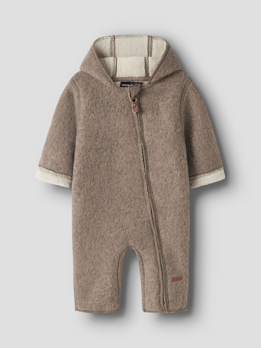 HOODED ONE-PIECE SUIT