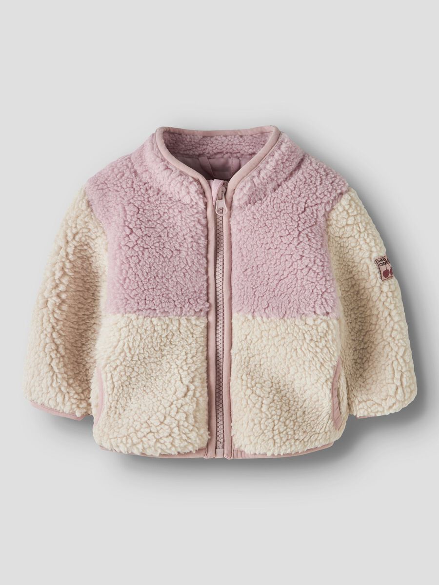 Macey Teddy Jacket - Violet Ice