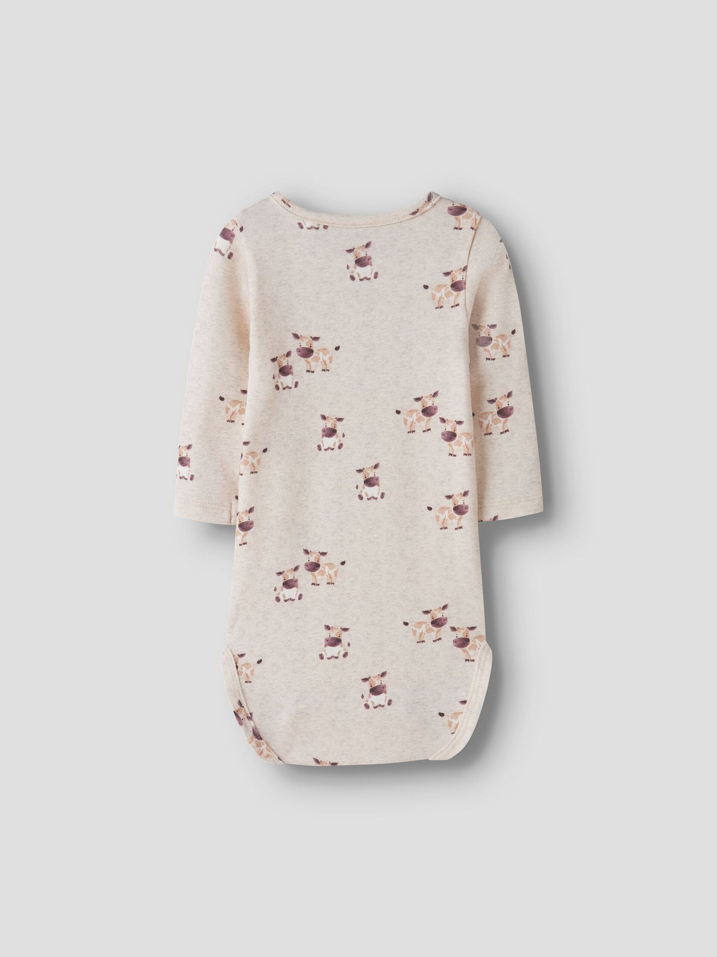 Long Sleeve Romper - Cow