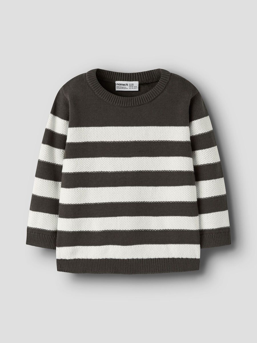 ORGANIC COTTON KNITTED PULLOVER