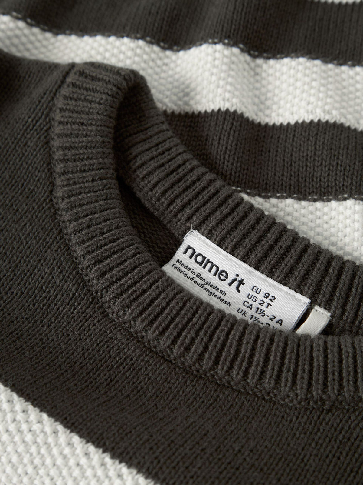 ORGANIC COTTON KNITTED PULLOVER