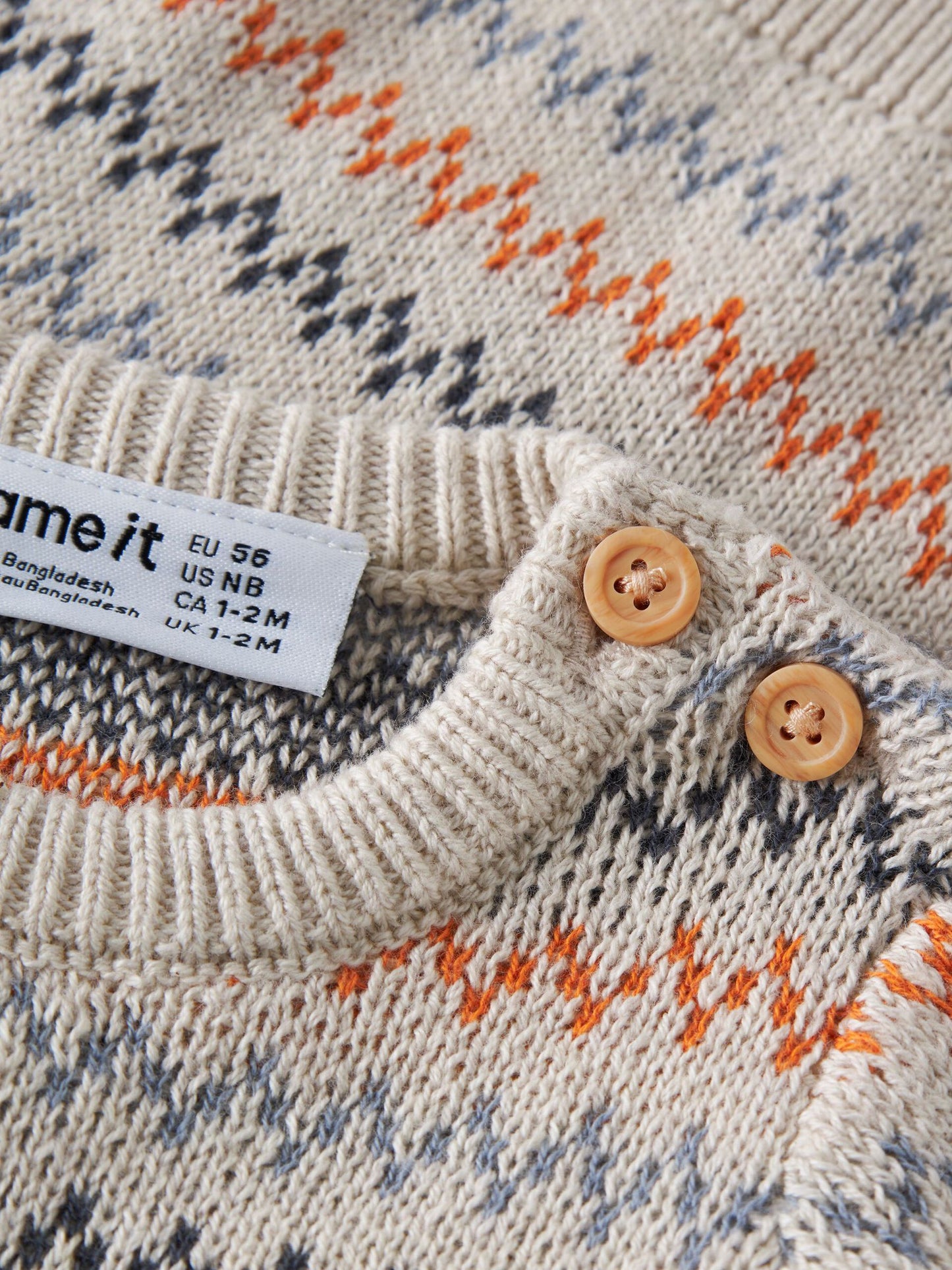 ORGANIC COTTON KNITTED PULLOVER