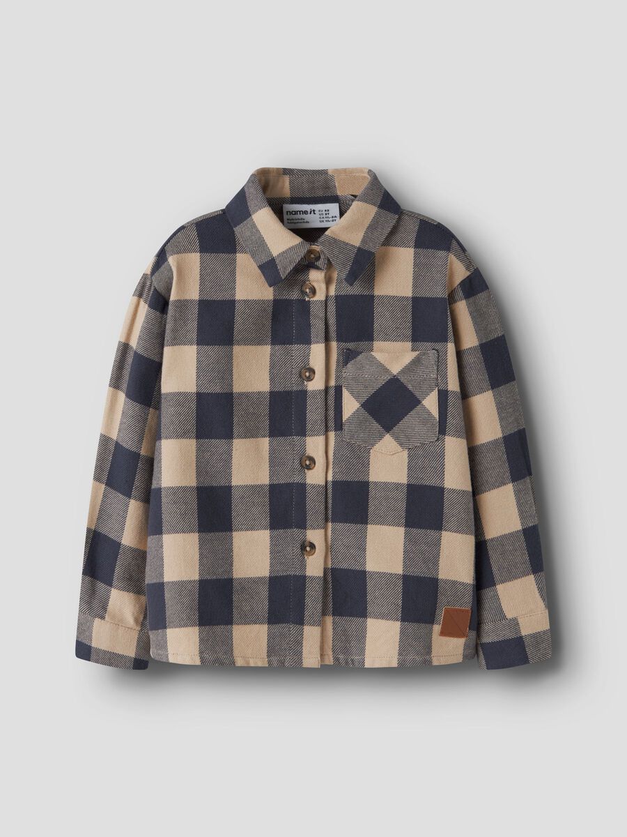 ORGANIC COTTON CHECKED SHIRT