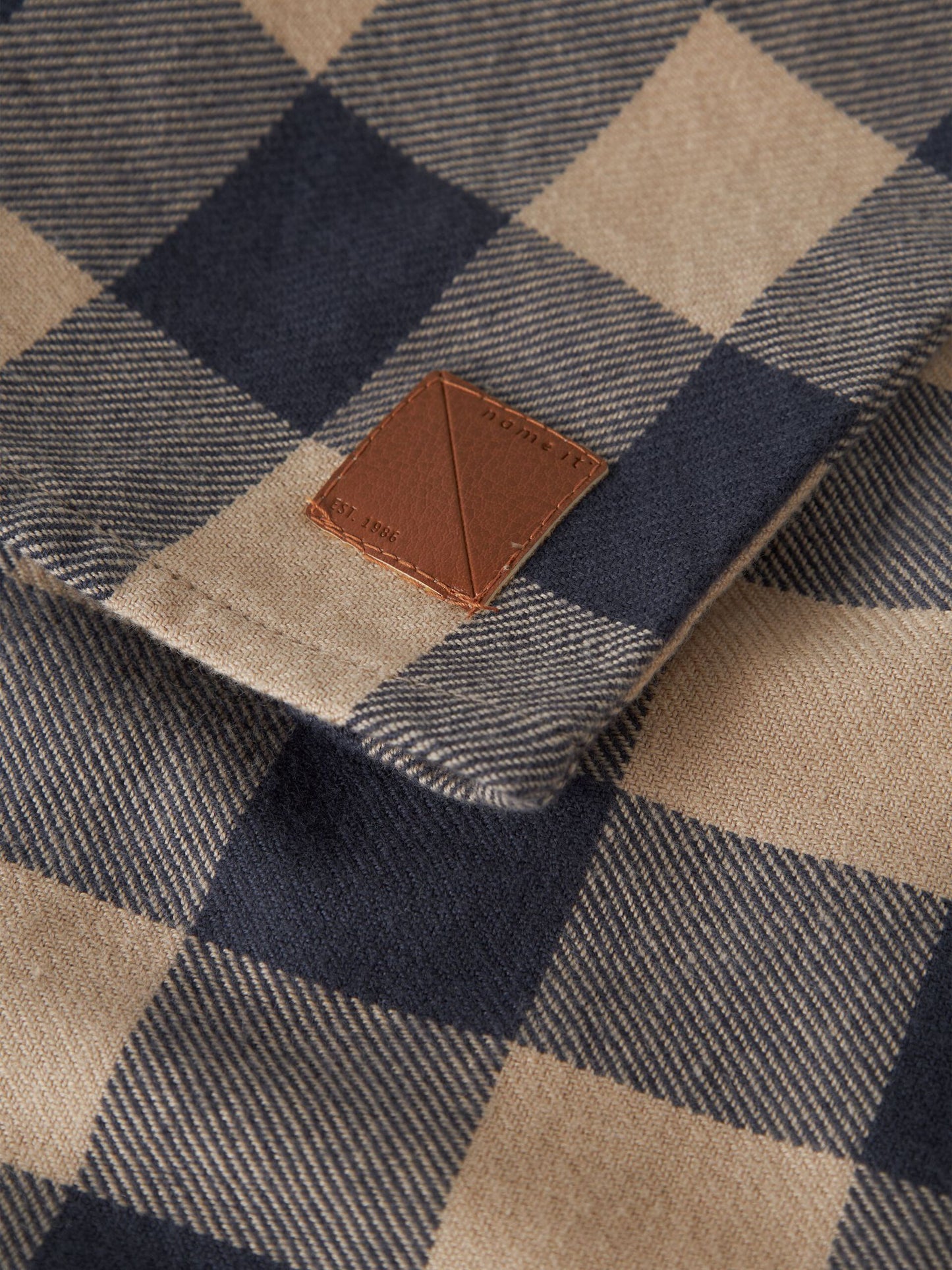 ORGANIC COTTON CHECKED SHIRT