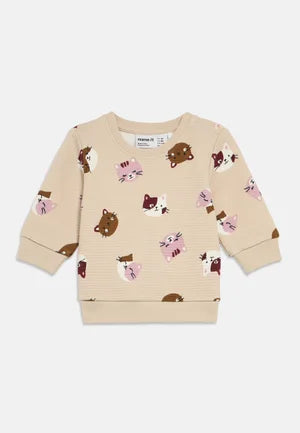 Organic Cotton Sweater - Pumice Stone - Name it