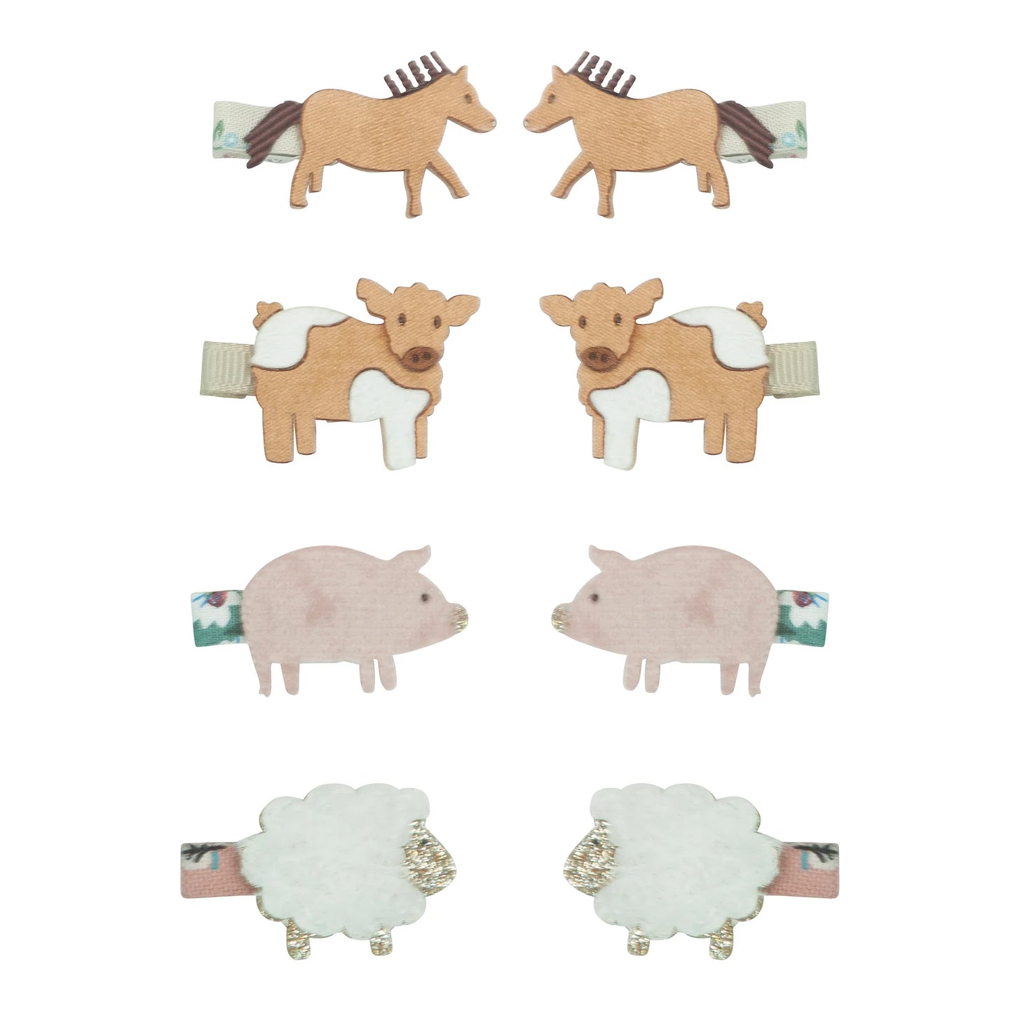 Farm Animals Mini Clips