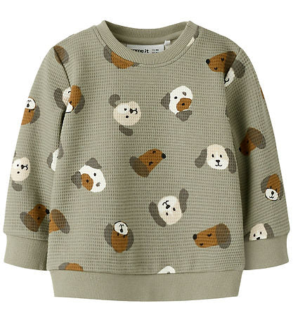 Timm Organic Cotton Sweater - Name it - Shadow