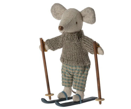 Winter Mouse with Ski Set - Big Sibling