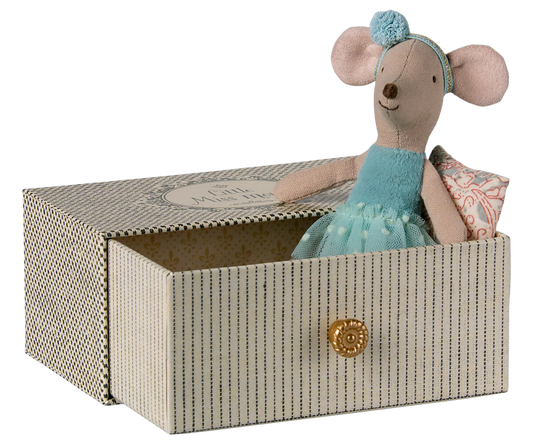 Dance Mouse in Daybed- Little Sister-Blue
